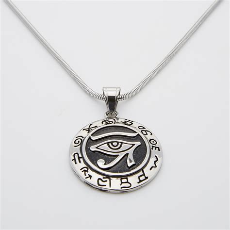 eye of horus pendant silver